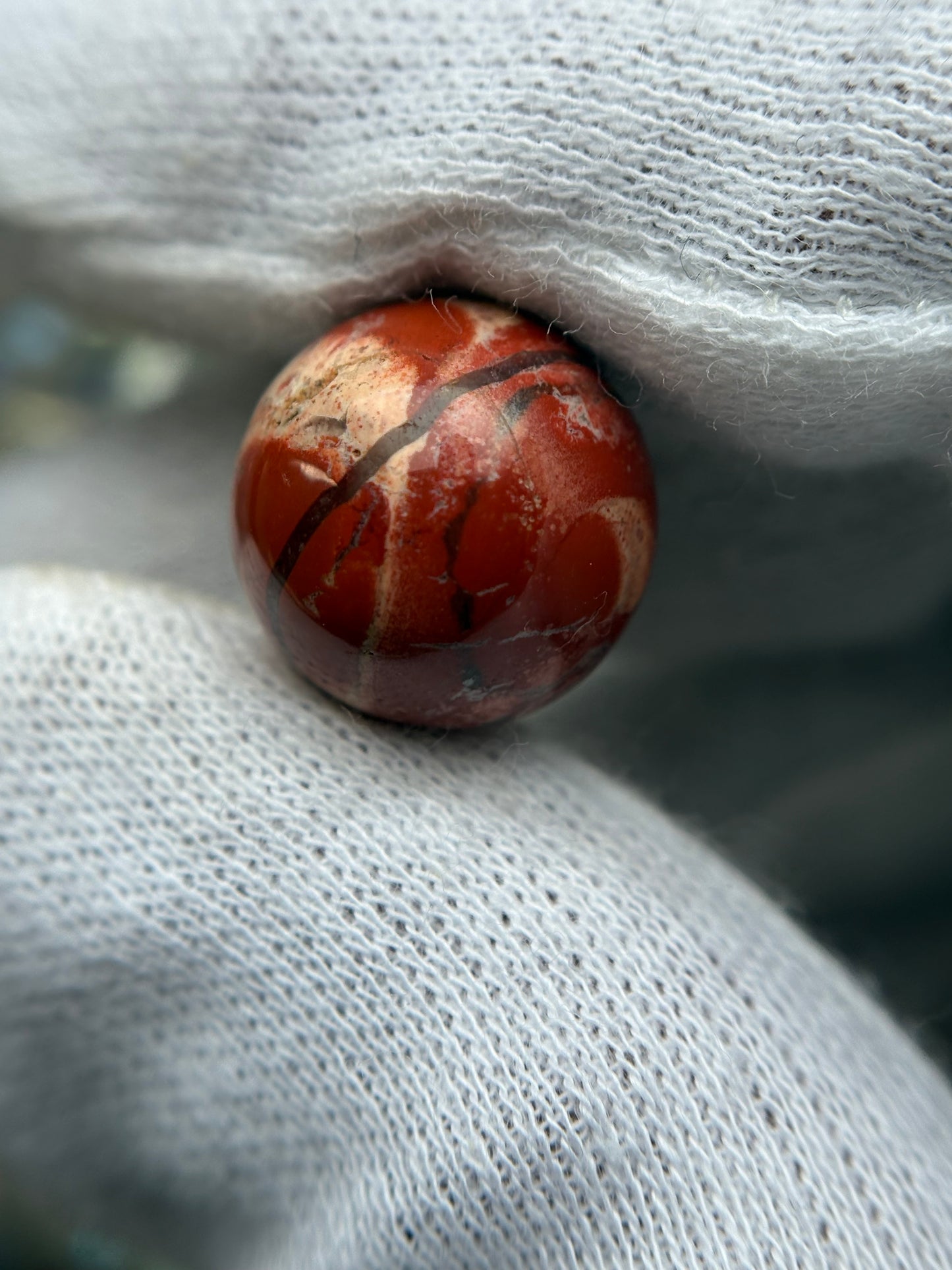 Red Jasper Crystal Gemstone Mushroom Carving Mini (3)