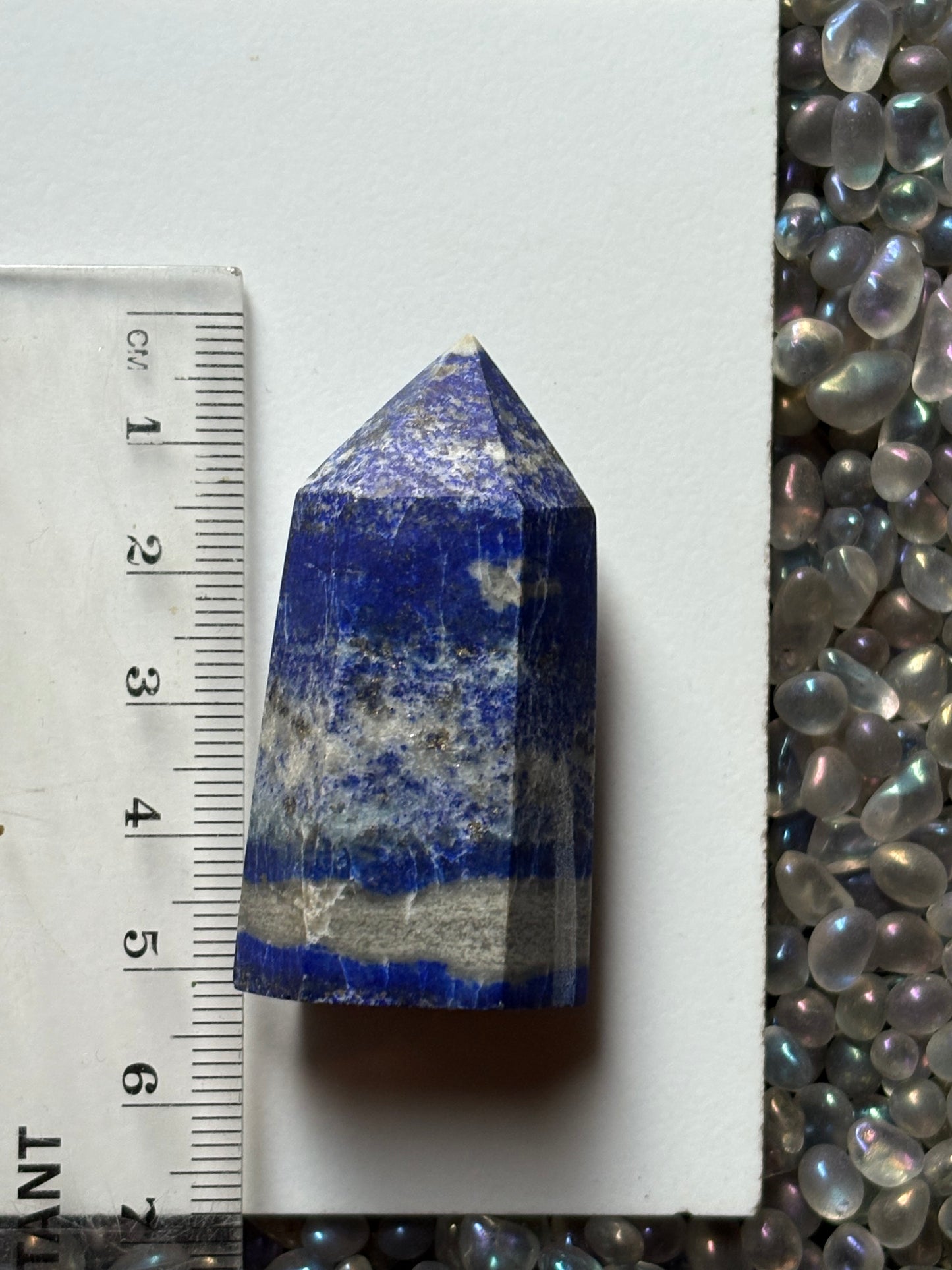 Lapis Lazuli Gemstone Crystal Tower Point (1)