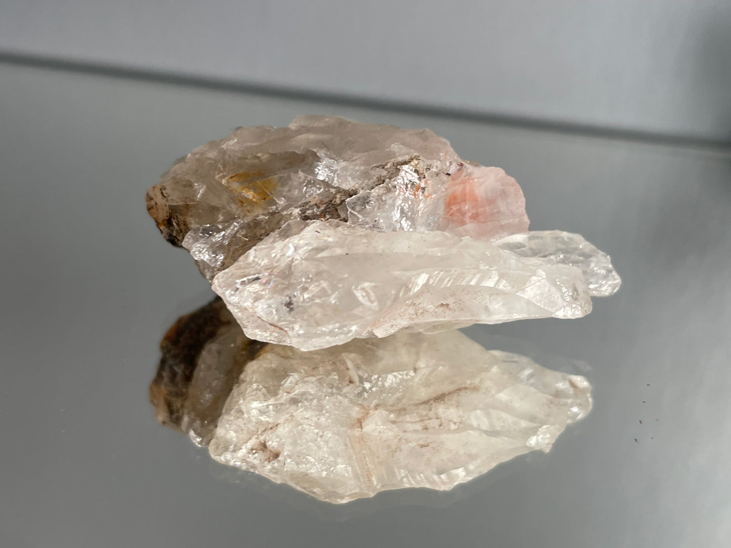 Scottish Hematoid Fire Quartz Crystal Gemstone Rough Specimen