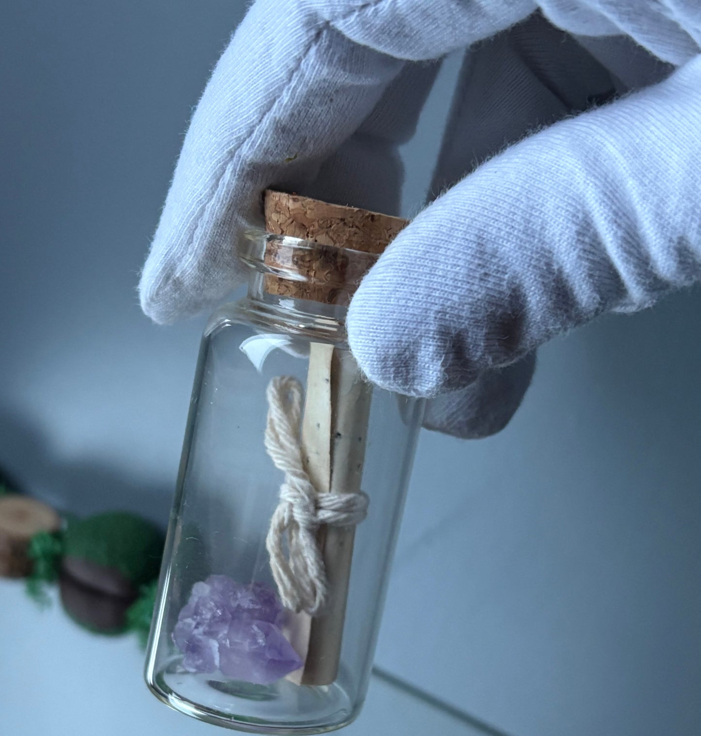 Amethyst Crystal Gemstone Troll Gift Set