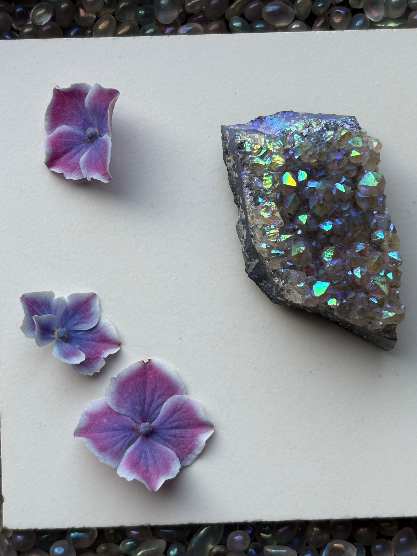 Aura Quartz Crystal Gemstone Cluster Small (3)