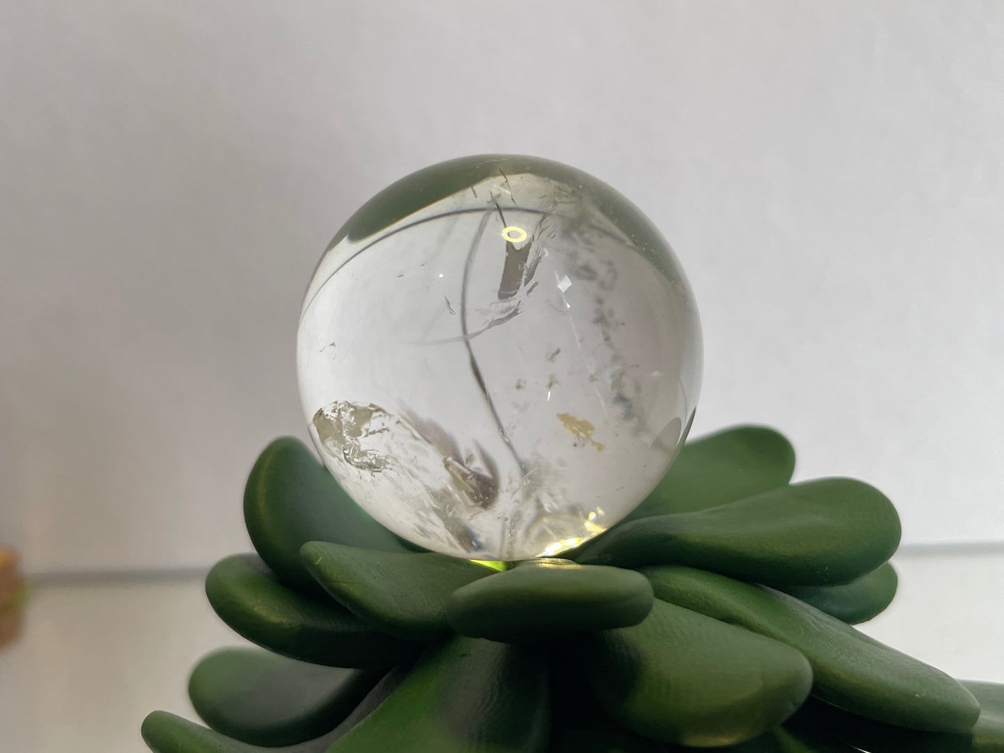 Rainbow Clear Quartz Sphere Gemstone Crystal - S2