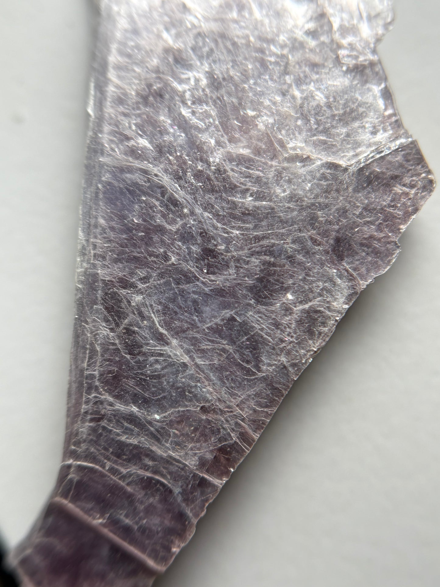 Lepidolite Slice Rough Gemstone Crystal - Small