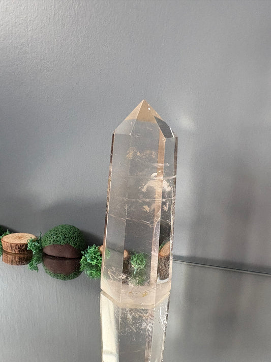 Smoky Quartz Crystal Gemstone Point Tower