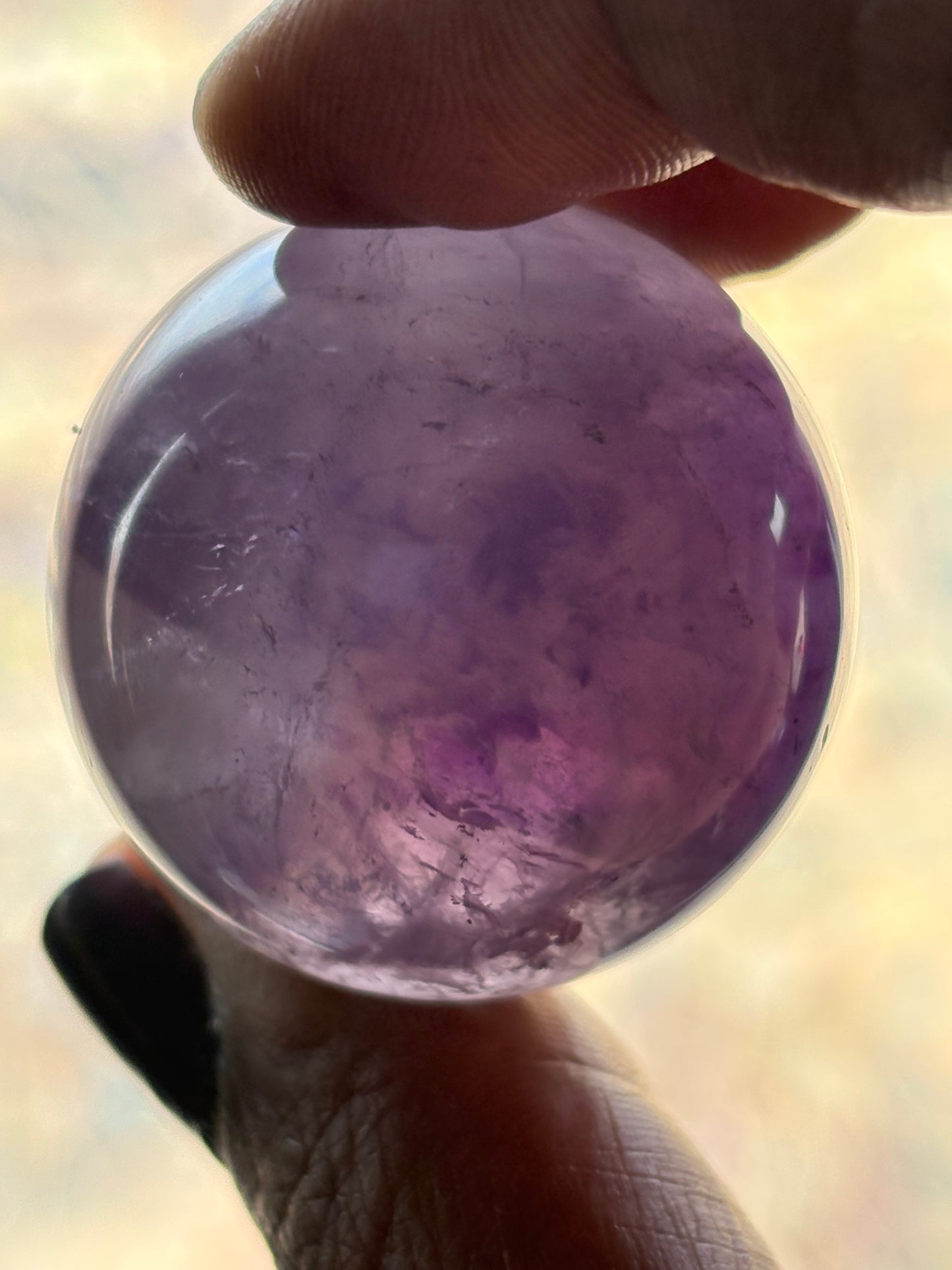Amethyst Crystal Gemstone Sphere