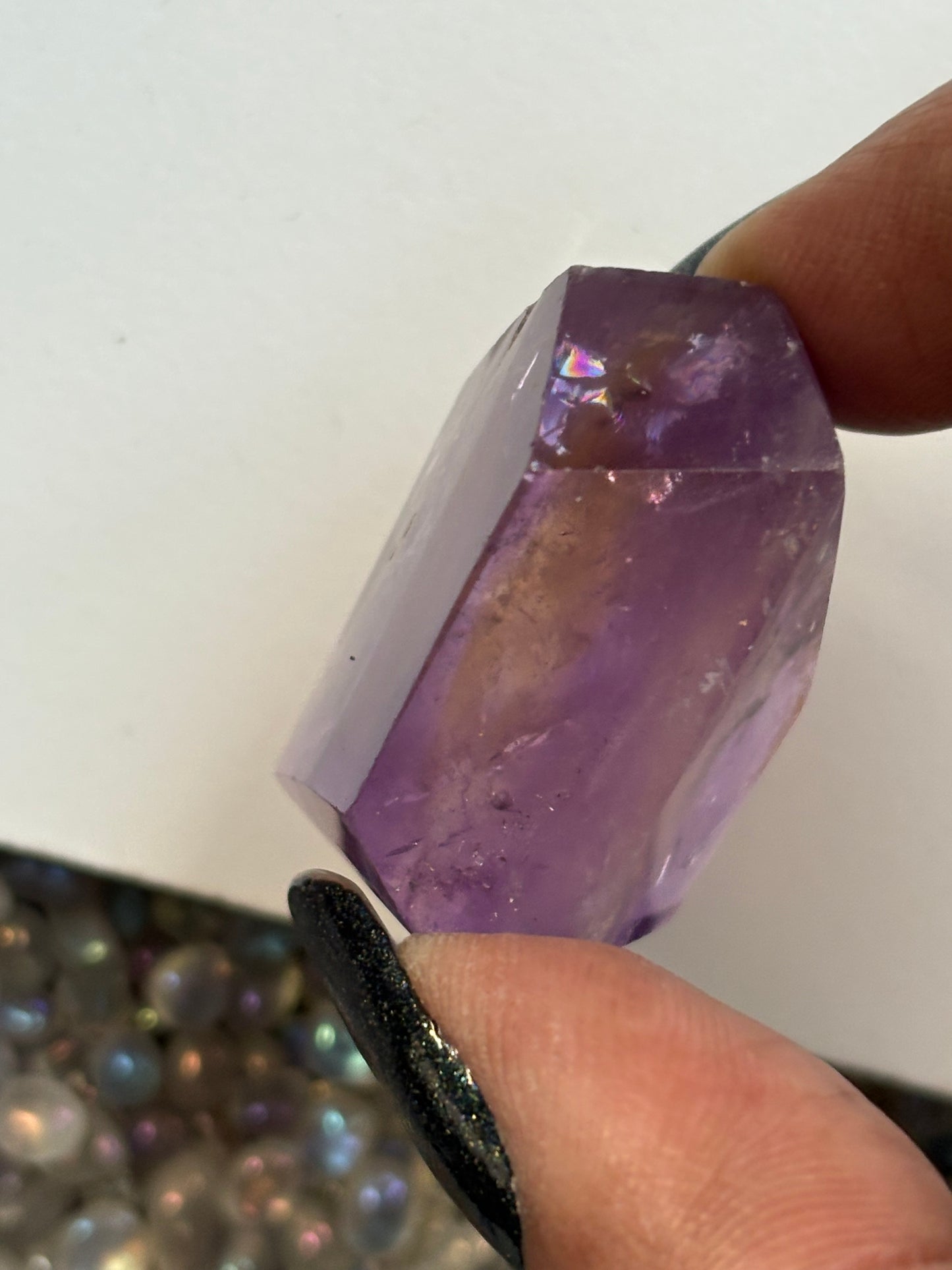 Ametrine Faceted Mini Freeform Crystal Gemstone (4)