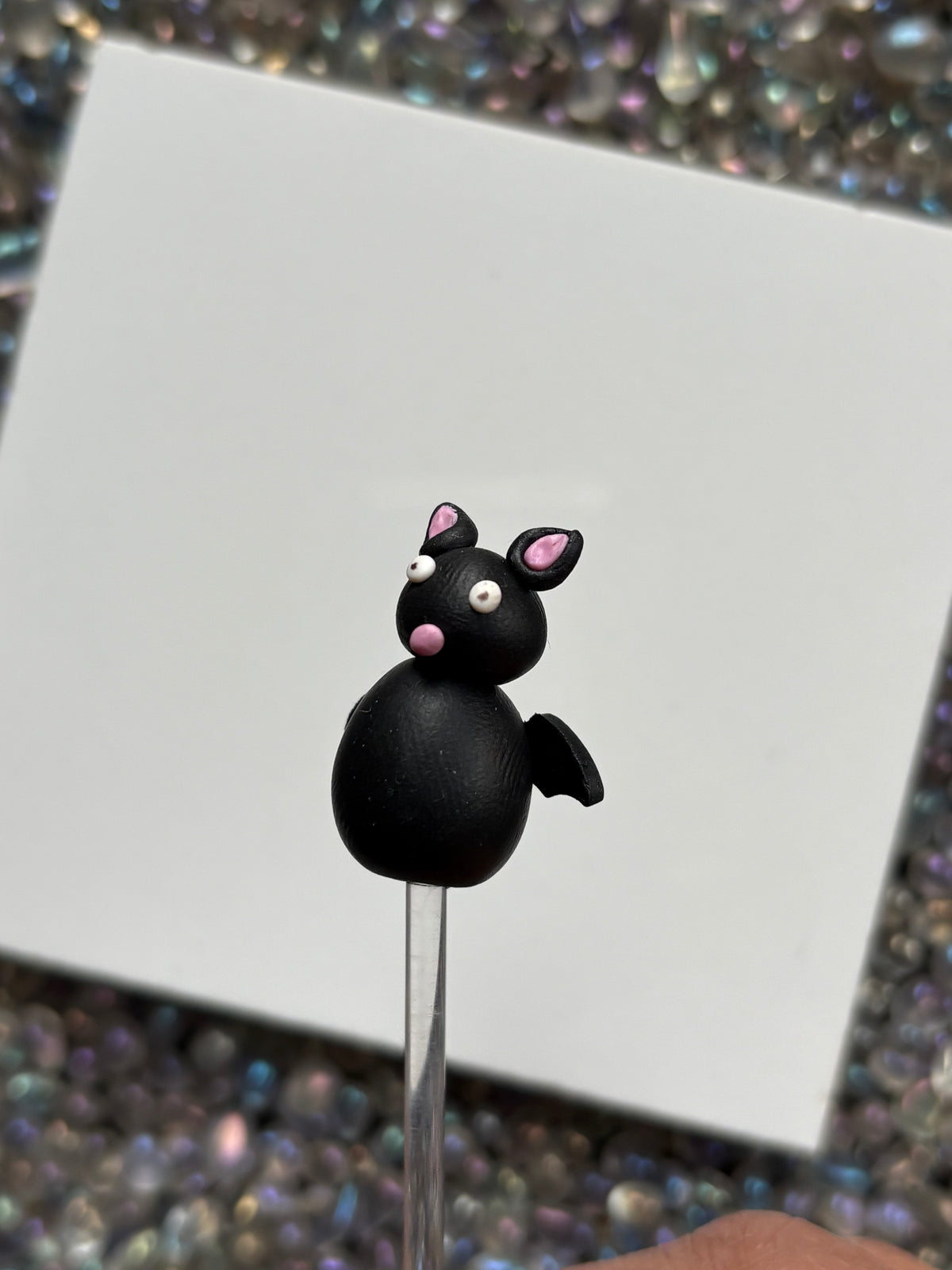 Catbat Clay Art Plant Pot Buddy