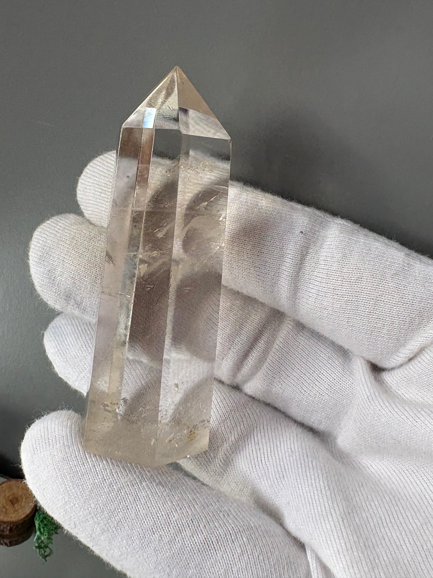 Smoky Quartz Crystal Gemstone Point Tower