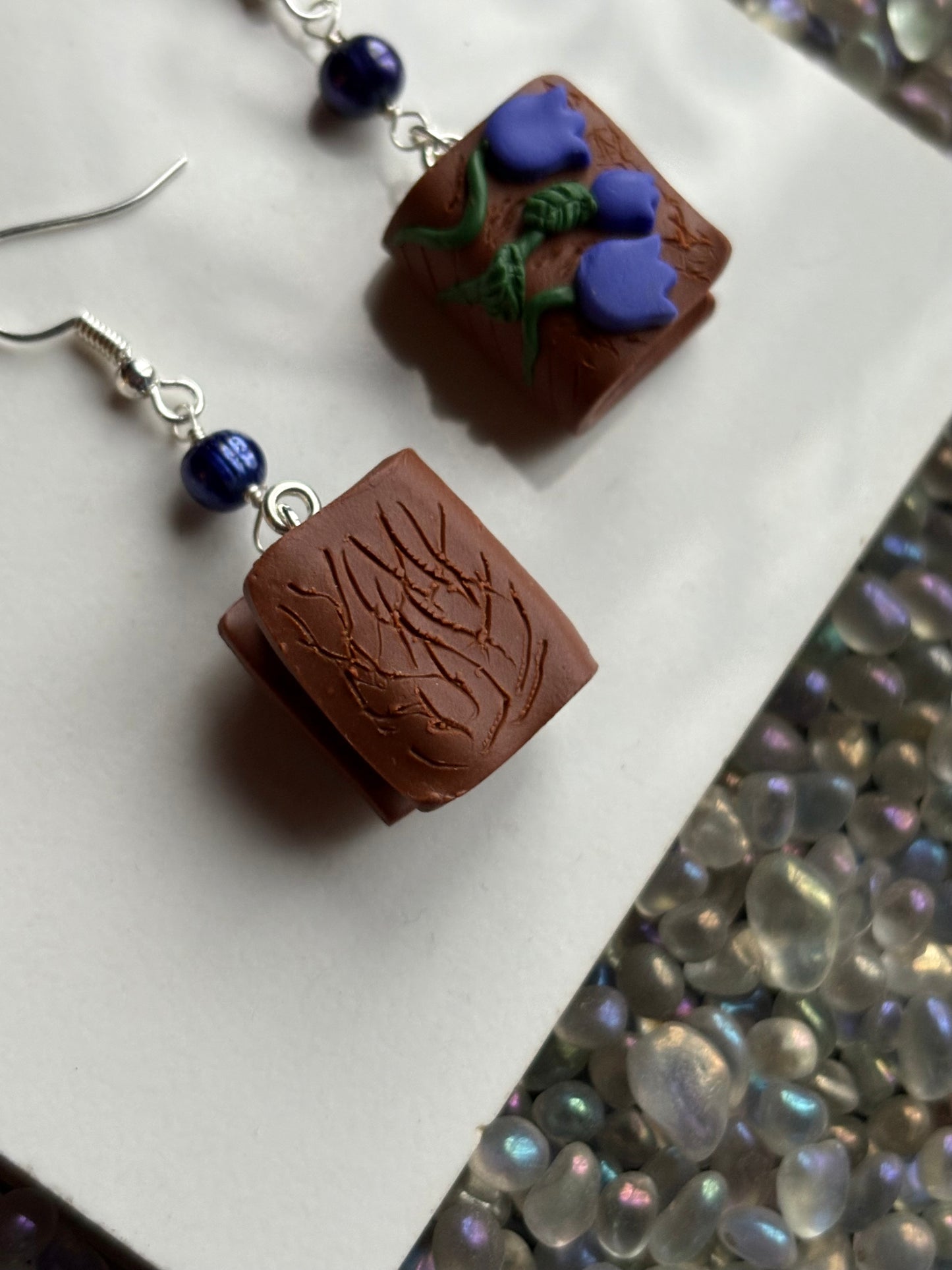 The Eloise Pearl Crystal Gemstone Silver Earrings