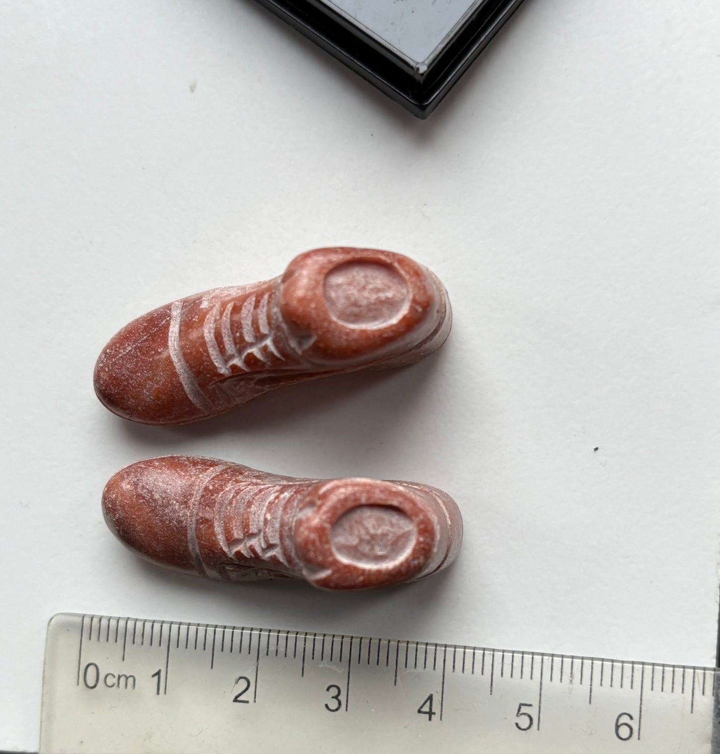 Red Jasper Crystal Gemstone Nike Shoe Carving