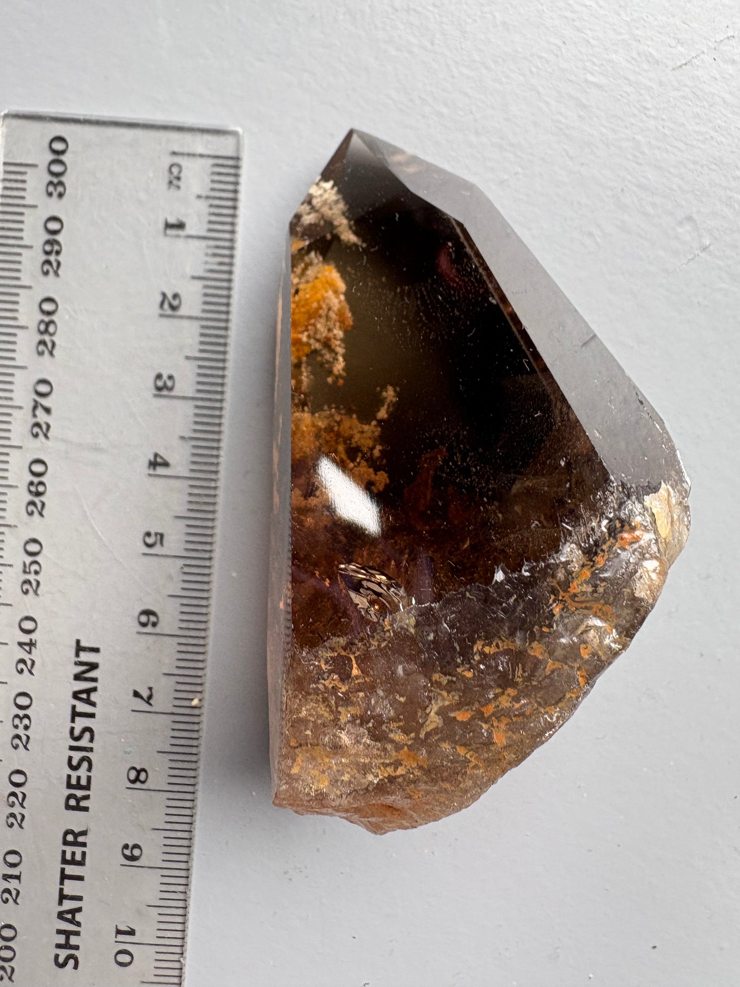 Smoky Garden Quartz Crystal Gemstone Tower Point