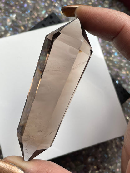 Smoky Quartz Crystal Gemstone Double Terminated Point (3)