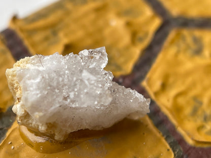 Druzy Quartz Crystal Gemstone Clay Bee Fridge Magnet