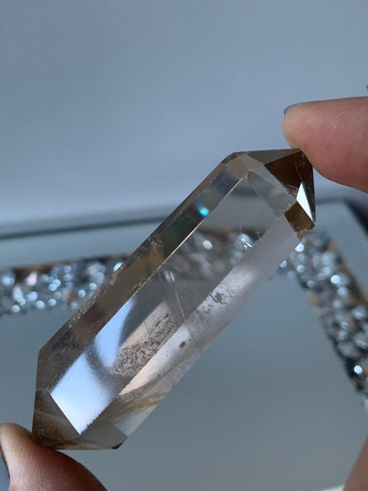 Smoky Quartz Crystal Gemstone Double Terminated Point - (2)