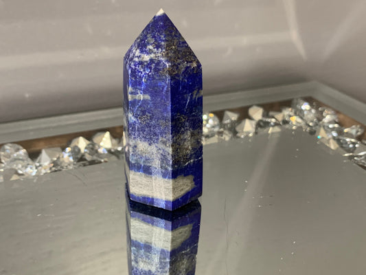Lapis Lazuli Gemstone Crystal Tower Point (1)