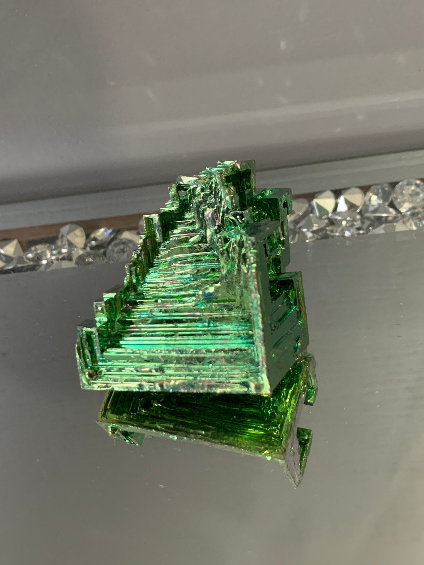 Green Bismuth Crystal Specimen - L1