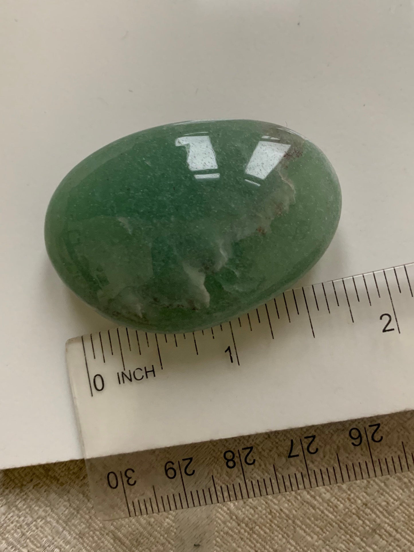 Green Aventurine Gemstone Crystal Palm Stone (1)