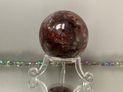 Fire Quartz - Crystal Gemstone Sphere - S1