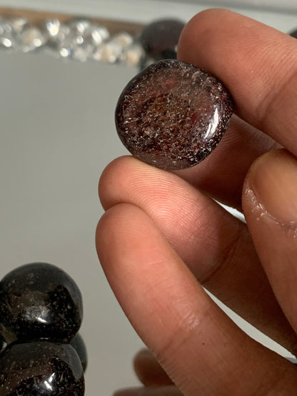 Almandine Red Garnet Gemstone Crystal Tumbled - Small