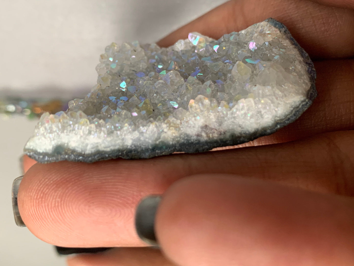 Aura Quartz Crystal Gemstone Cluster - Small (2)
