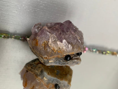 Amethyst Crystal Gemstone Mini Hedgehog Cluster (B)