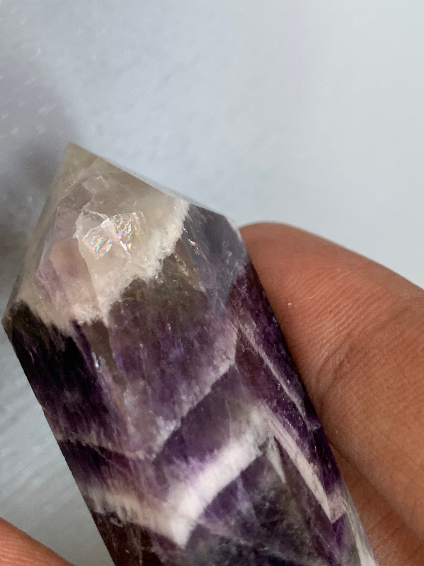 Dream Amethyst Crystal Gemstone Double Terminated Point - 3A