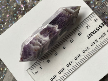 Dream Amethyst Crystal Gemstone Double Terminated Point - 1A