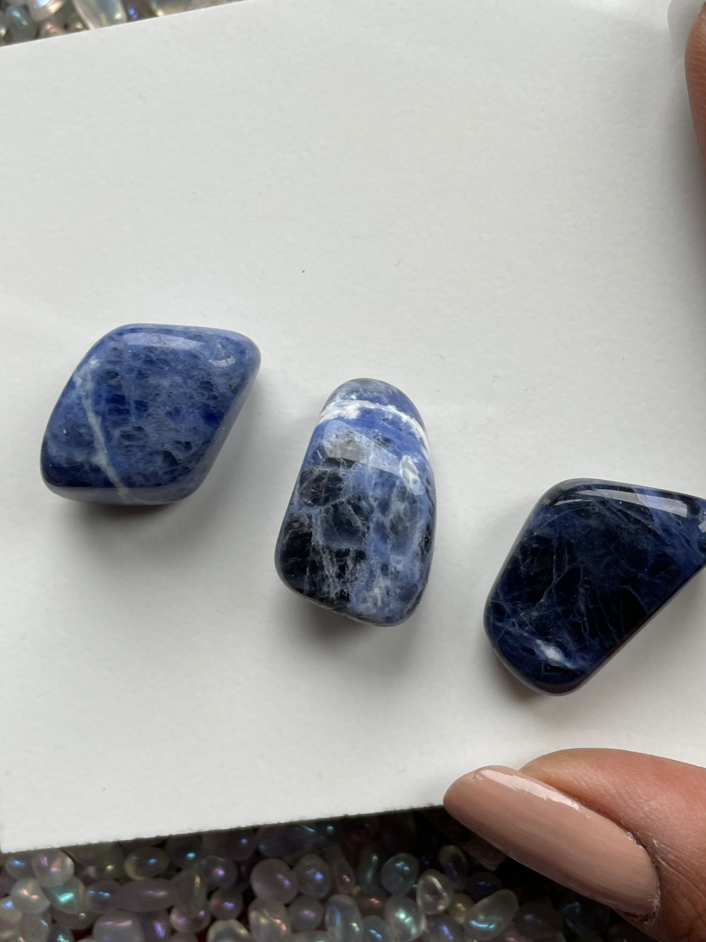 Sodalite Grade A Tumbled Gemstone Crystal - Small