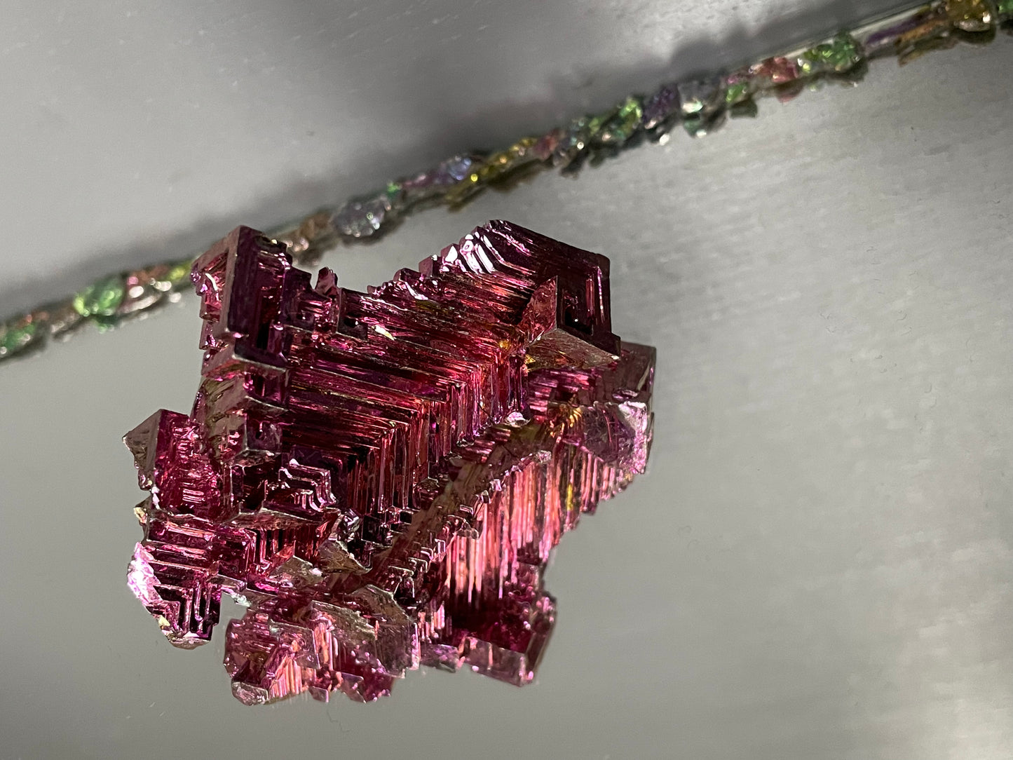 Pink Bismuth Crystal Specimen - P3