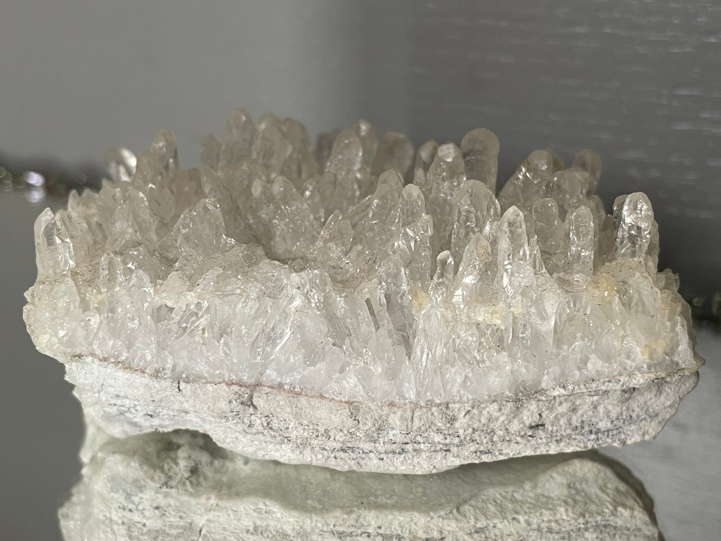 Himalayan Clear Quartz Gemstone Crystal Cluster (C)