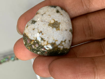 Ocean Jasper Gemstone Crystal Heart Small (4)