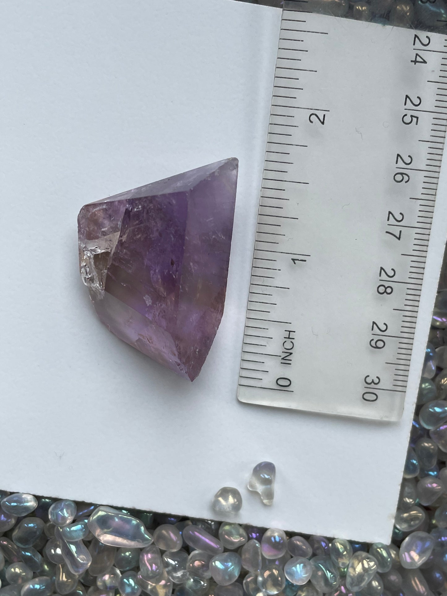 Ametrine Faceted Mini Freeform Crystal Gemstone (3)