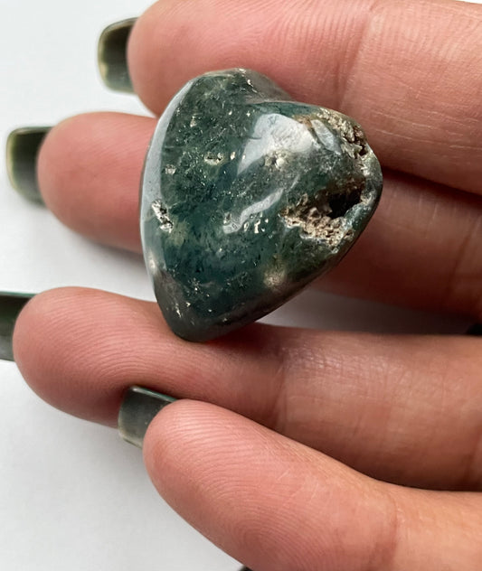 Ocean Jasper Gemstone Crystal Heart Small (8)
