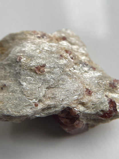 Spessertite Garnet In Schist Crystal Gemstone Rough Specimen (4)