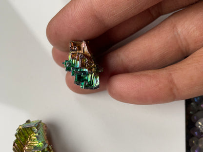 Bismuth Crystal Specimen - (15) Set of Two