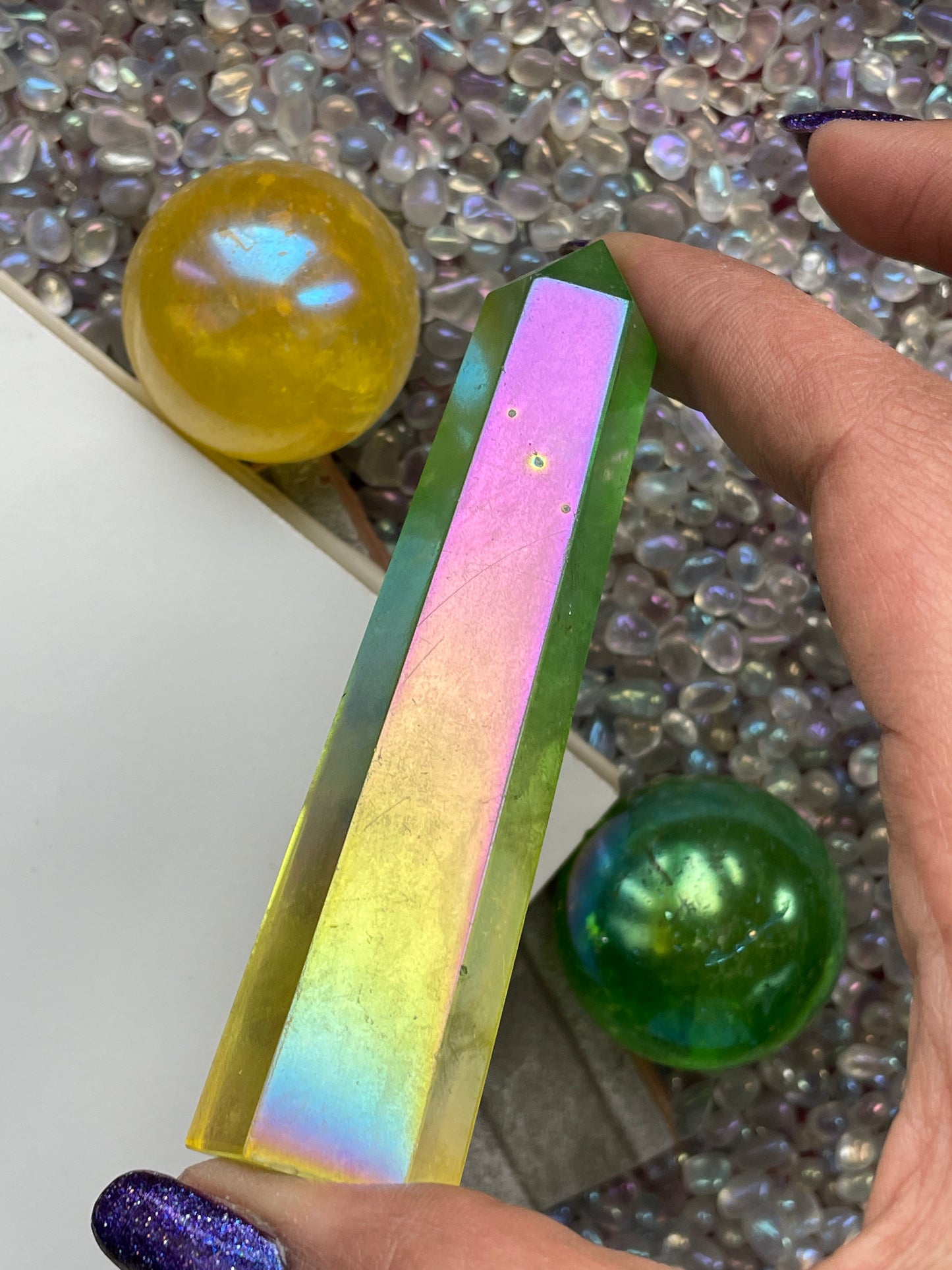 Yellow 2025 aura quartz
