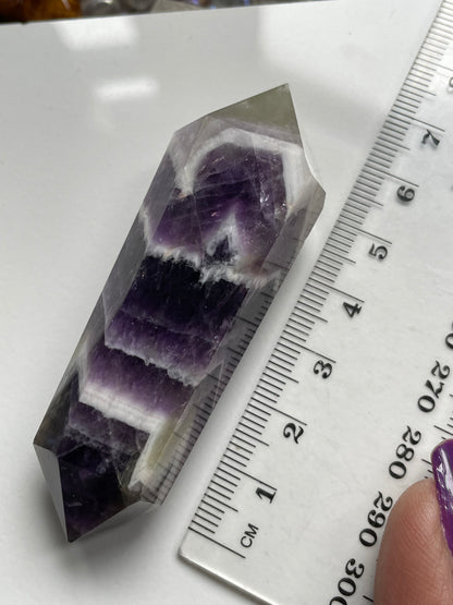 Dream Amethyst Crystal Gemstone Double Terminated Point - 2A