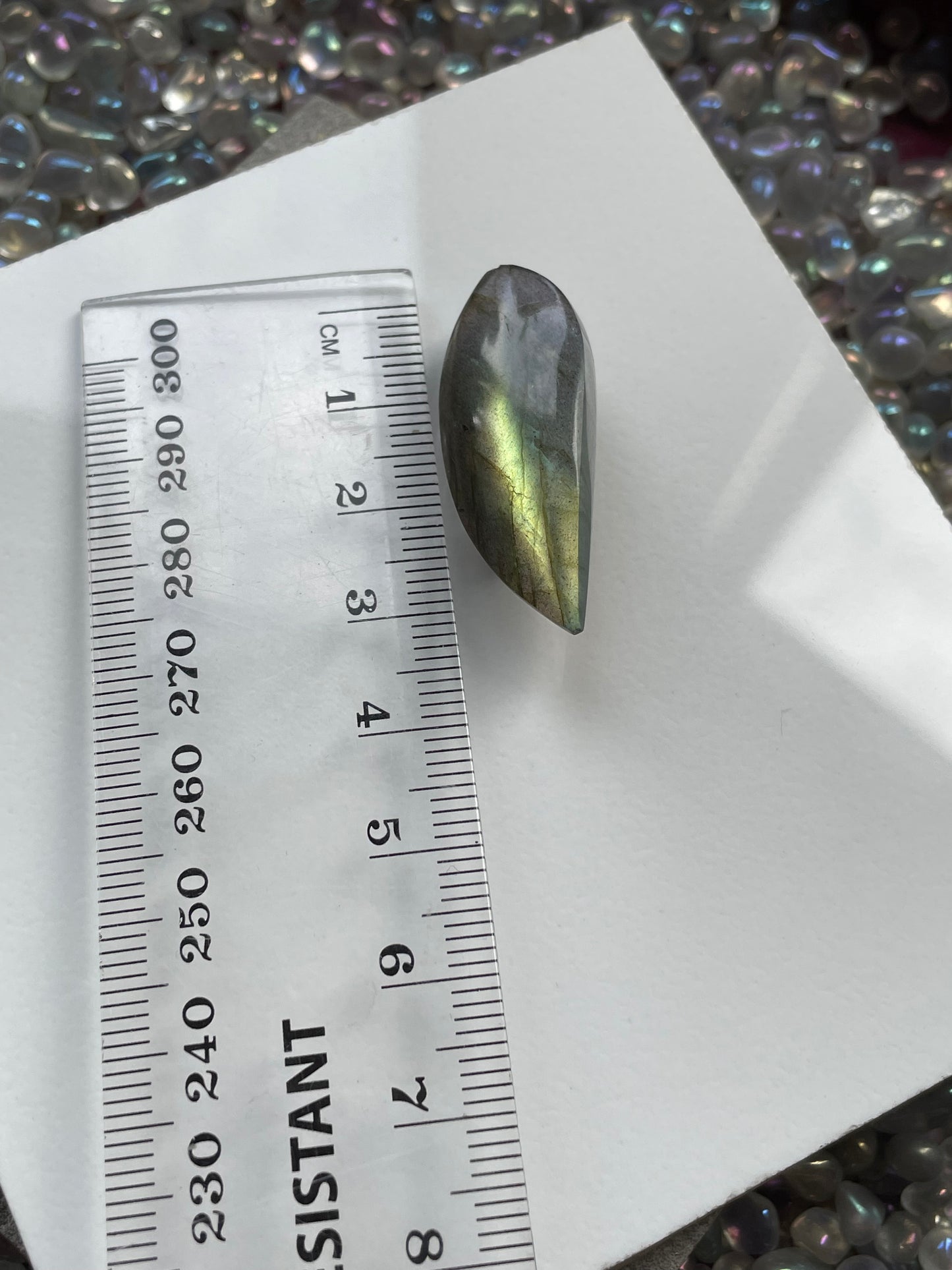 Labradorite Crystal Gemstone Lapel Pin