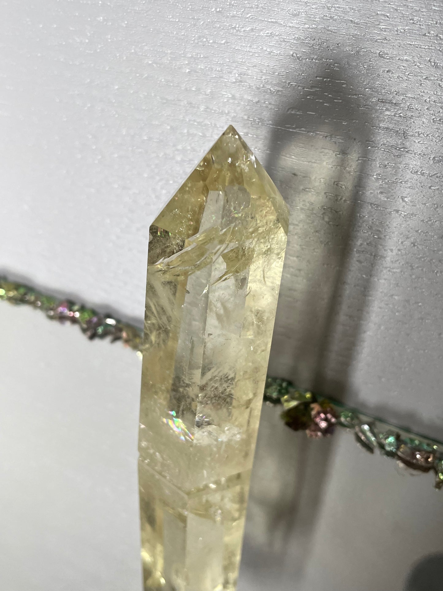 Citrine Crystal Gemstone Tower Point - Medium
