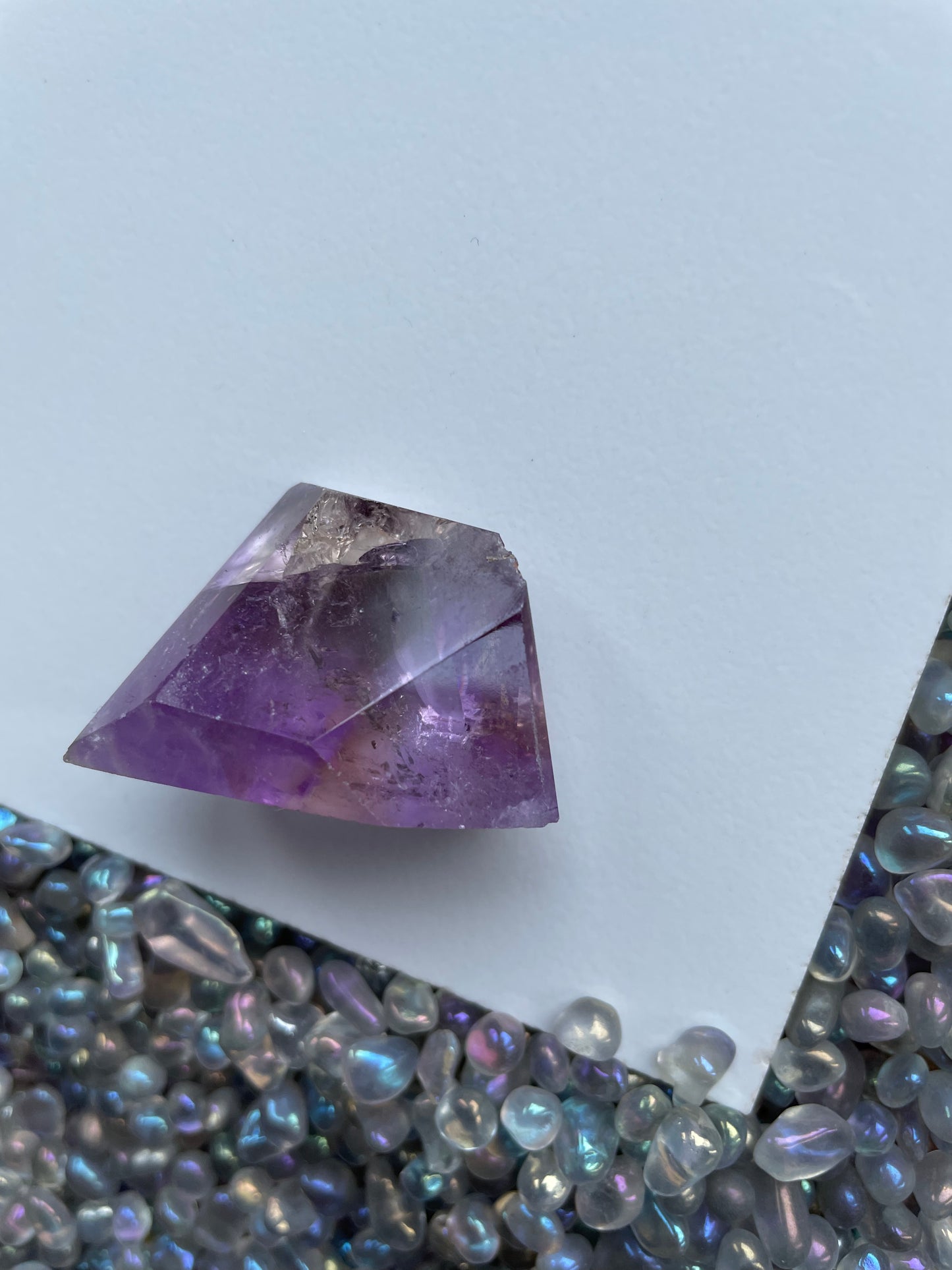 Ametrine Faceted Mini Freeform Crystal Gemstone (3)