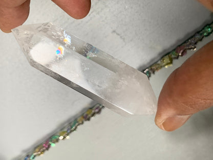 Clear Quartz Crystal Gemstone DOUBLE TERMINATED Point Medium (2)