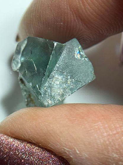 Micro Fluorite Cube Rough Crystal Gemstone Specimen (3)