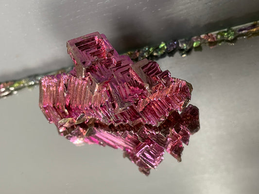 Pink Bismuth Crystal Specimen - P3
