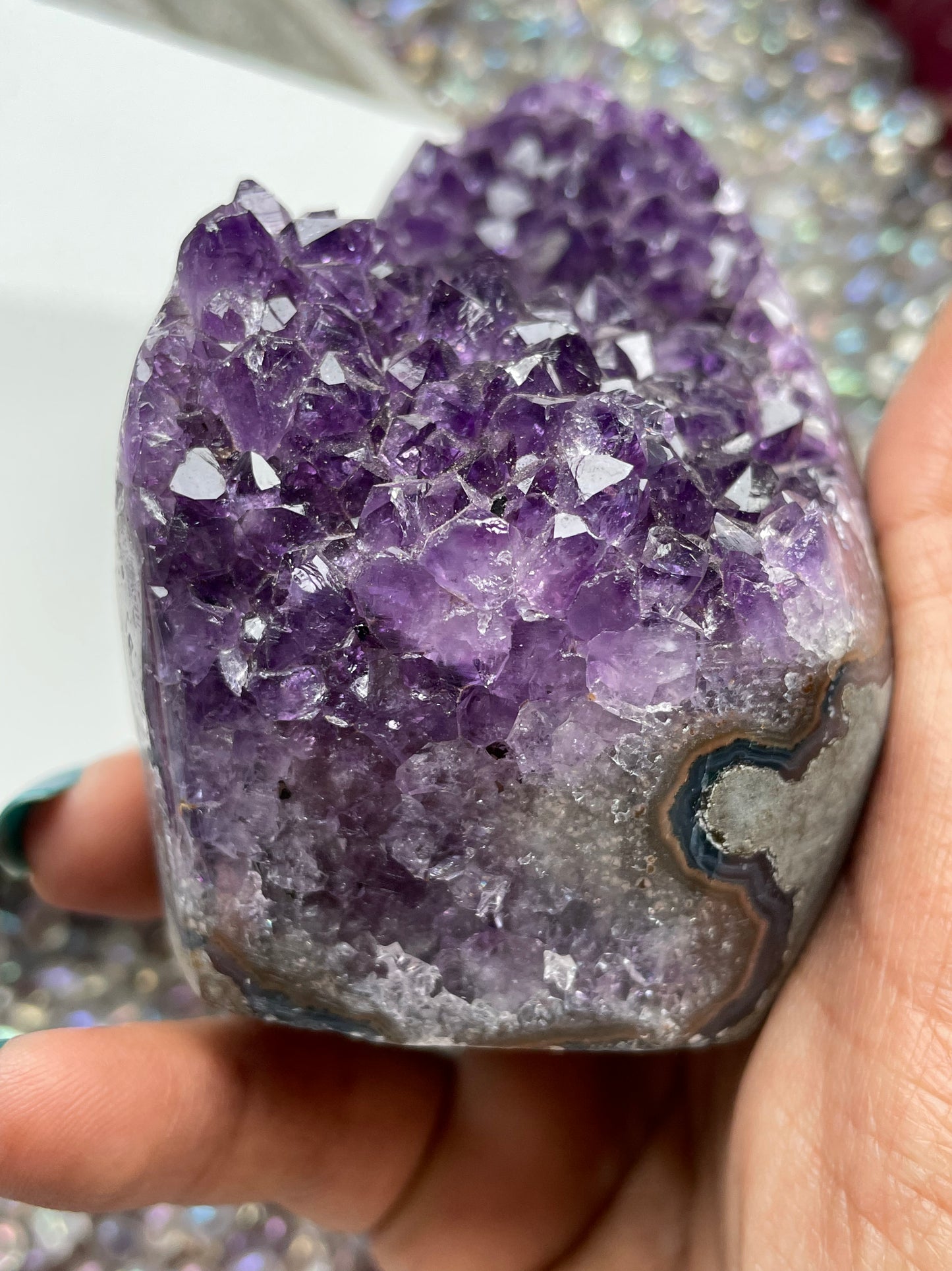 Uruguay Amethyst Crystal Gemstone Cluster (1)